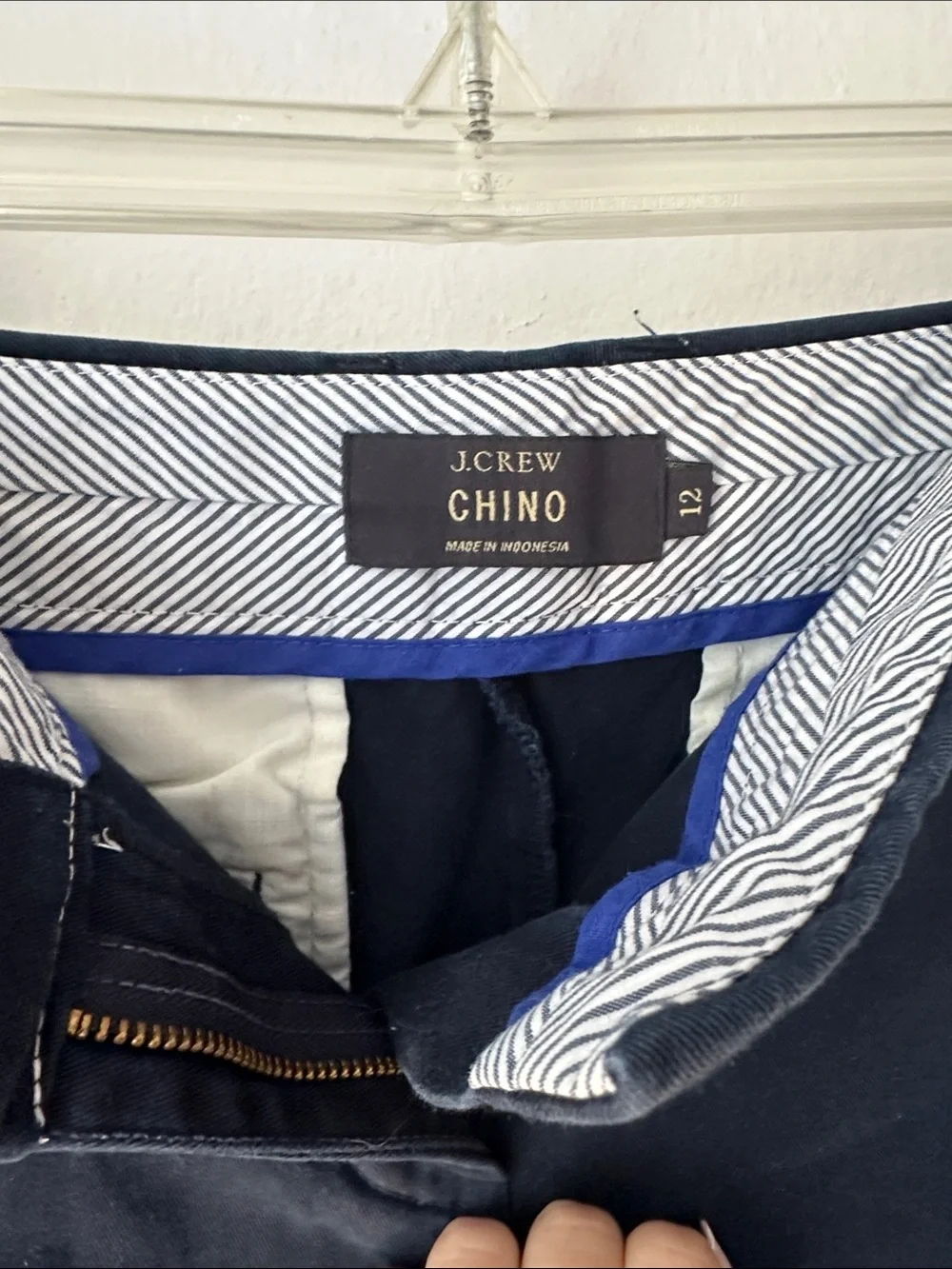 Women’s J. Crew Navy Chino Shorts sz 12